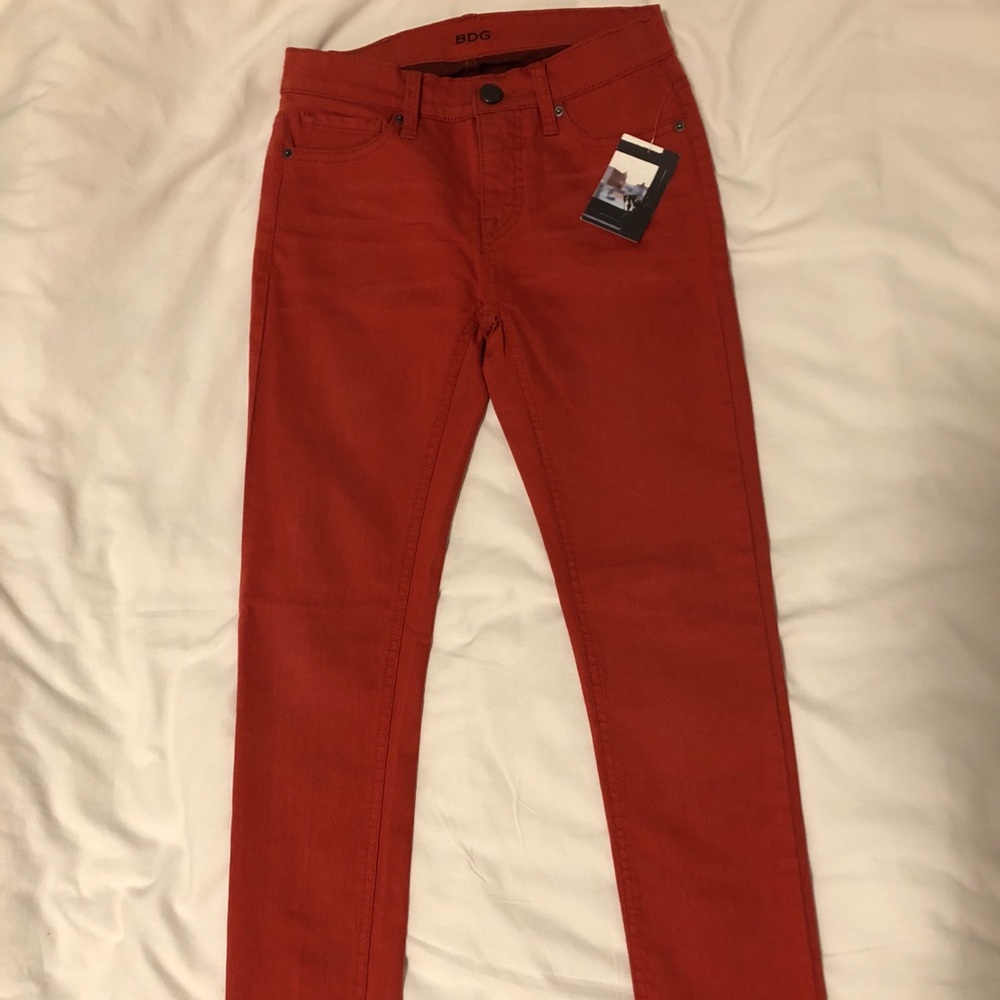 BDG dark red jeans